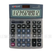 Calculadora de escritorio de doble dígito de 12 dígitos con selección decimal y redondeo (CA1193)